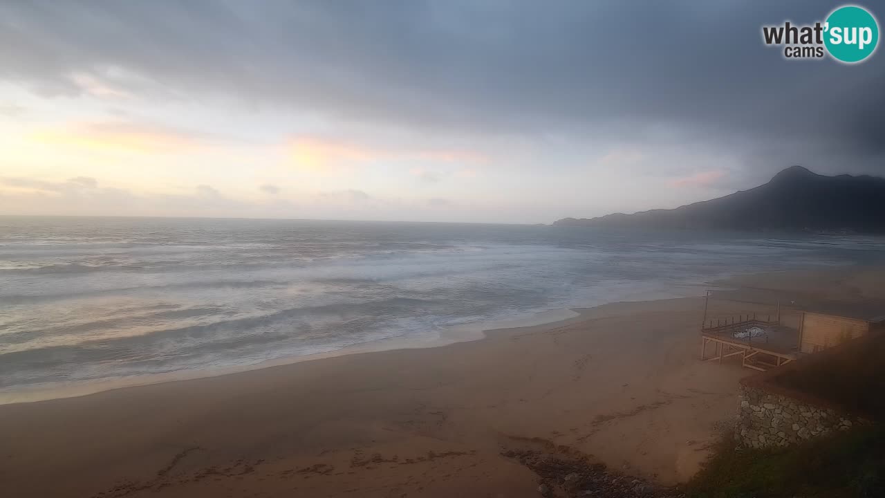 Spiaggia San Nicolò Buggerru webcam | Sardegna