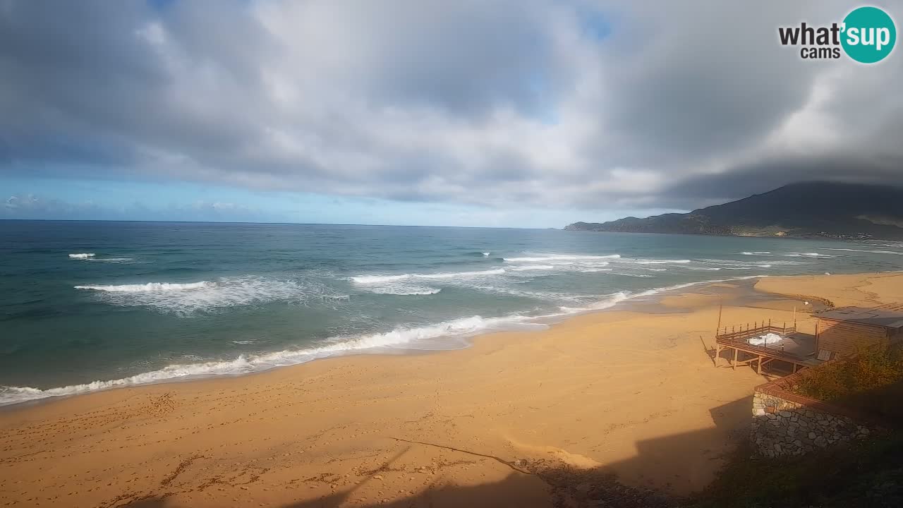 Spiaggia San Nicolò Buggerru webcam | Sardegna