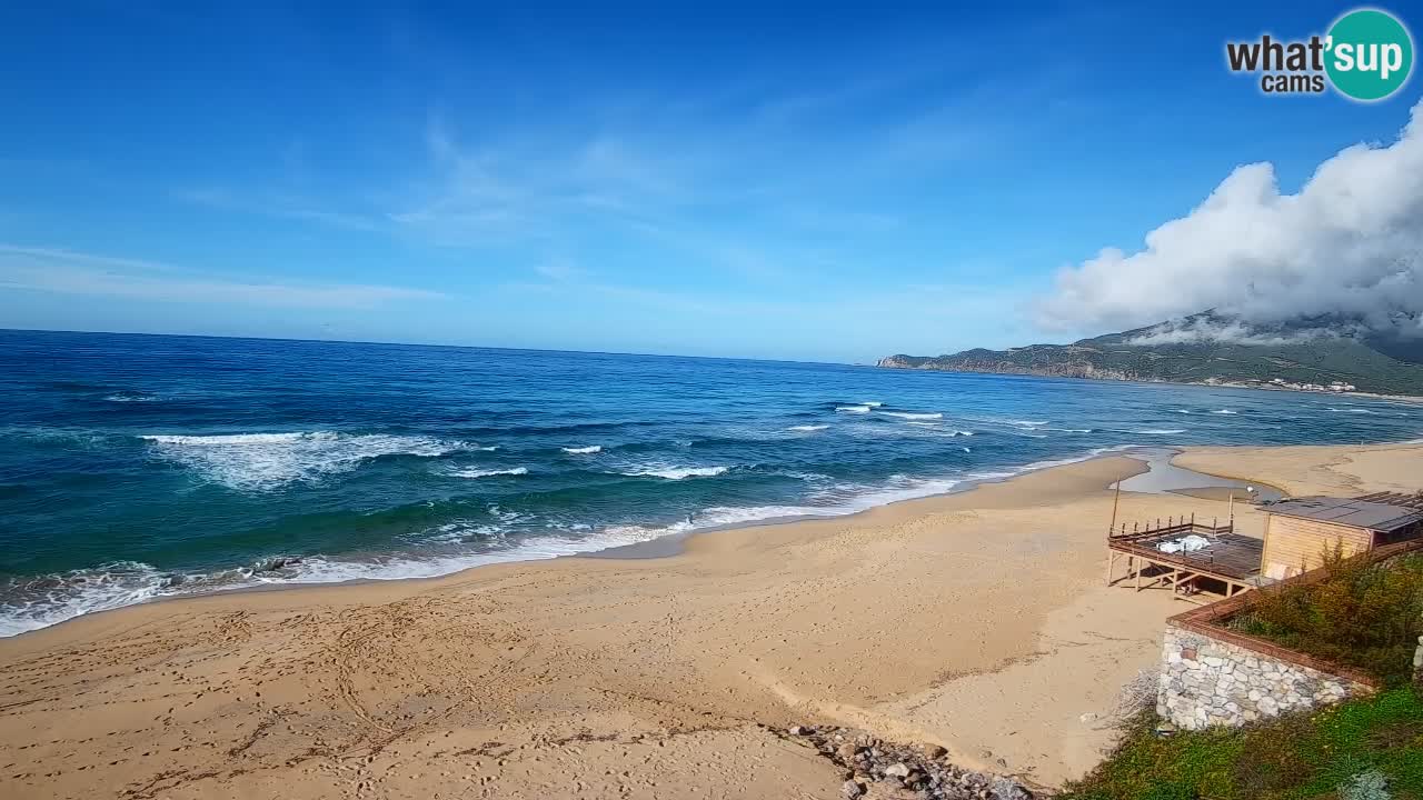 Spiaggia San Nicolò Buggerru webcam | Sardegna