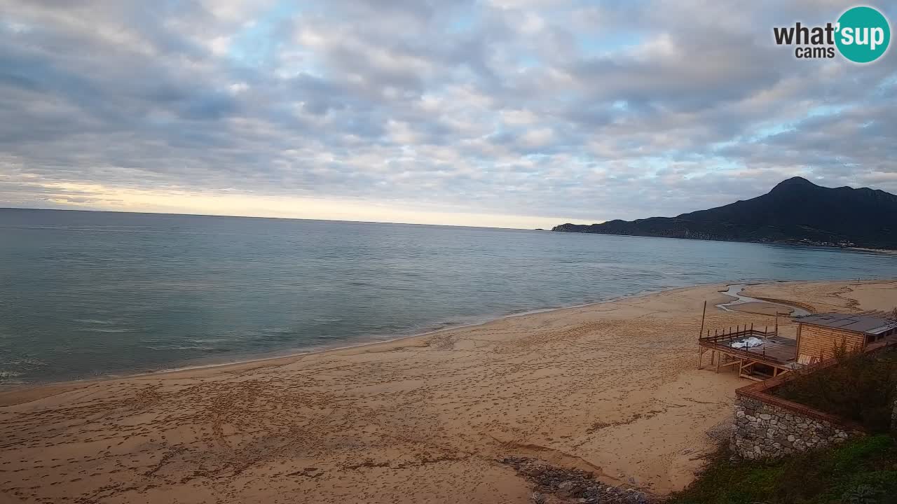 Spiaggia San Nicolò Buggerru webcam | Sardegna