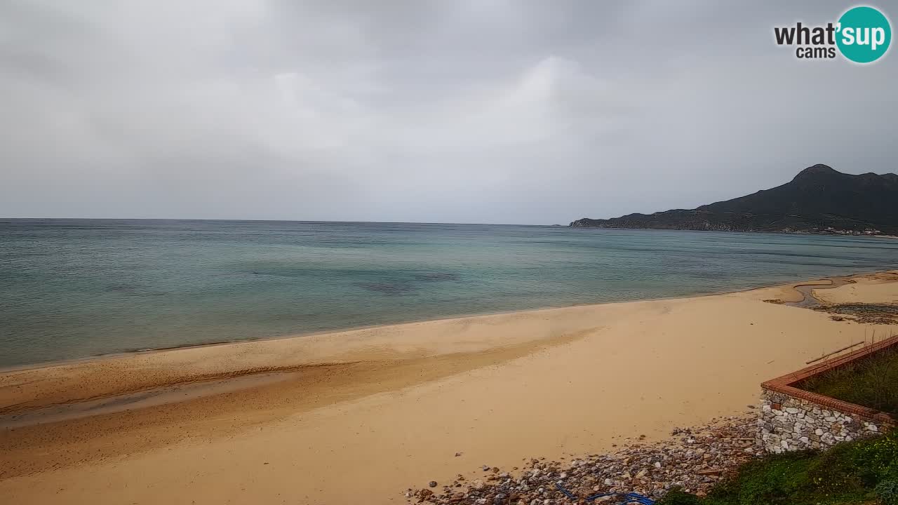 Spiaggia San Nicolò Buggerru webcam | Sardegna