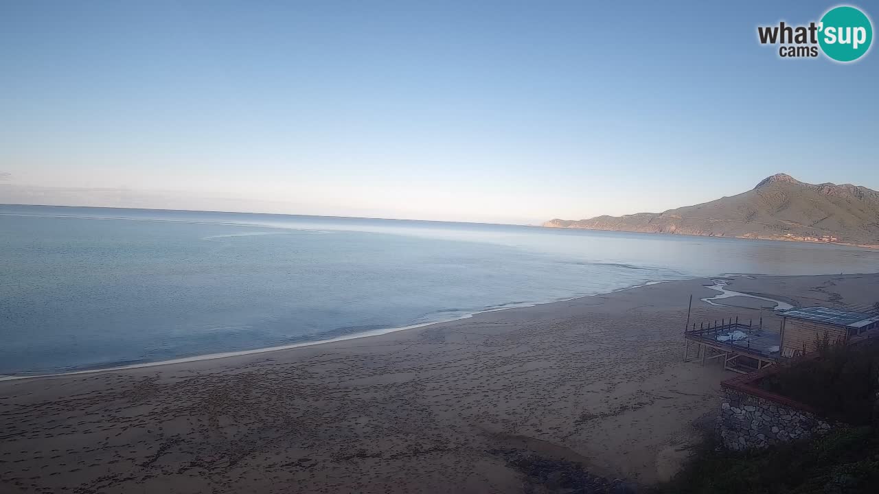 Spiaggia San Nicolò Buggerru webcam | Sardegna