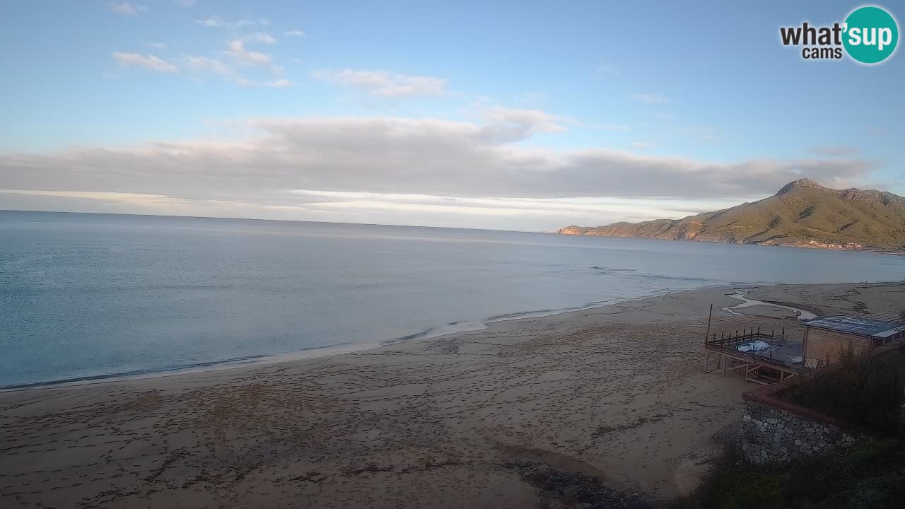 Spiaggia San Nicolò Buggerru webcam | Sardegna