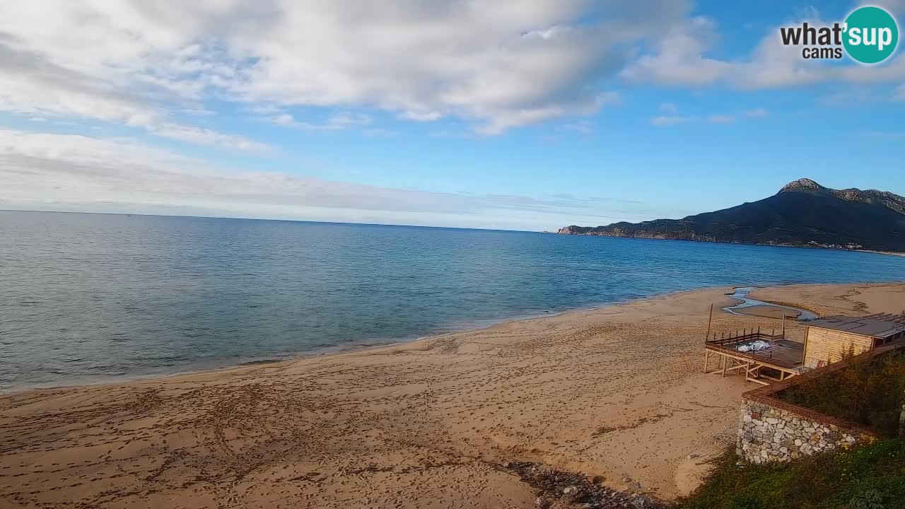 Spiaggia San Nicolò Buggerru webcam | Sardegna