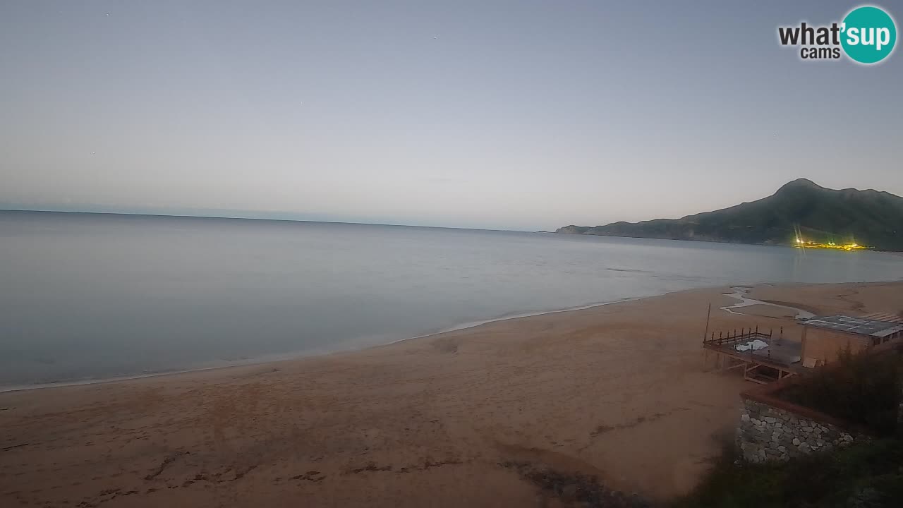 Spiaggia San Nicolò Buggerru webcam | Sardegna
