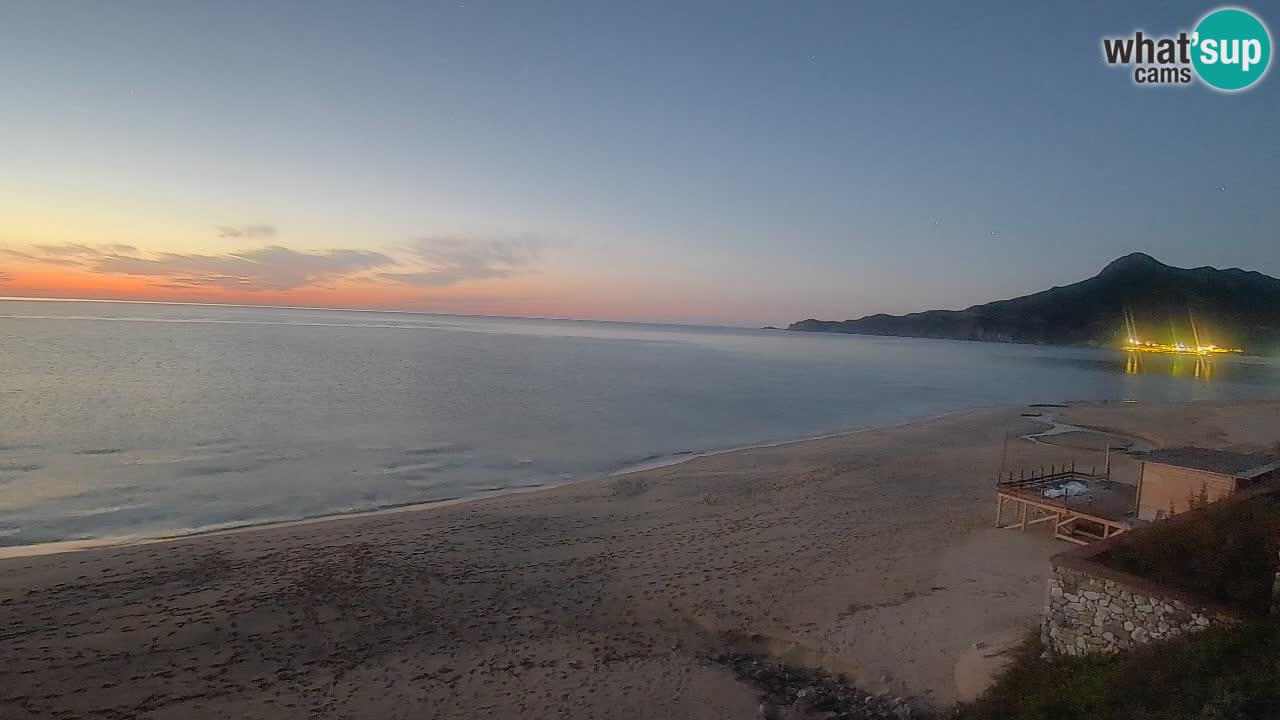 Spiaggia San Nicolò Buggerru webcam | Sardegna