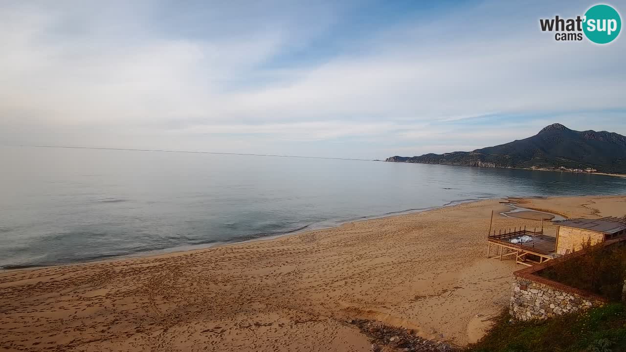 Spiaggia San Nicolò Buggerru webcam | Sardegna
