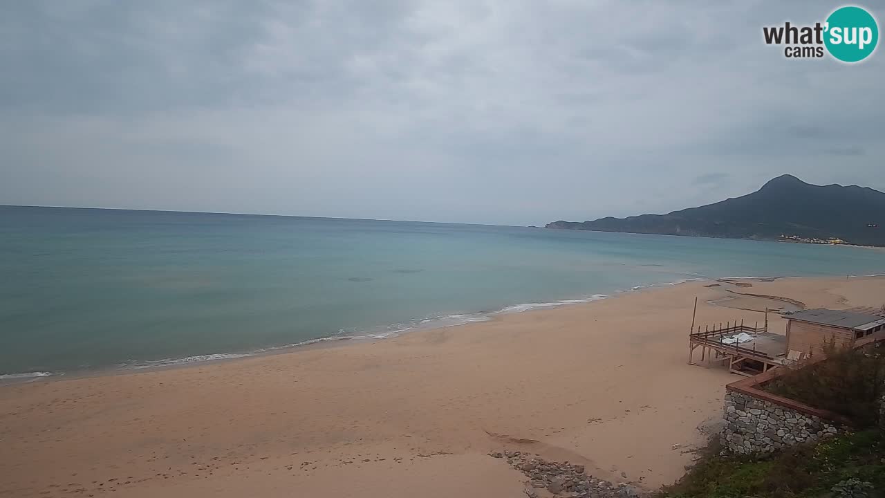 Spiaggia San Nicolò Buggerru webcam | Sardegna