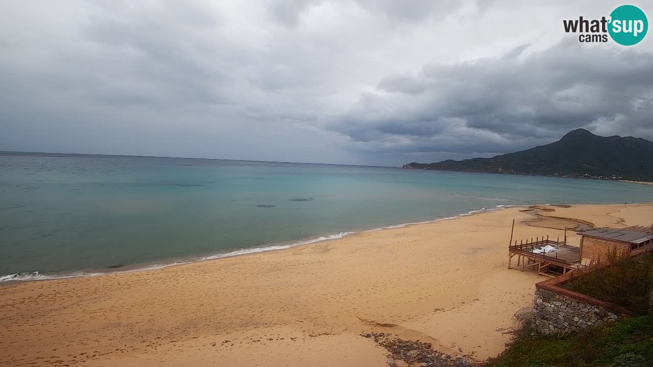 Spiaggia San Nicolò Buggerru webcam | Sardegna