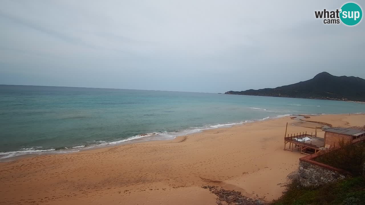 Spiaggia San Nicolò Buggerru webcam | Sardegna
