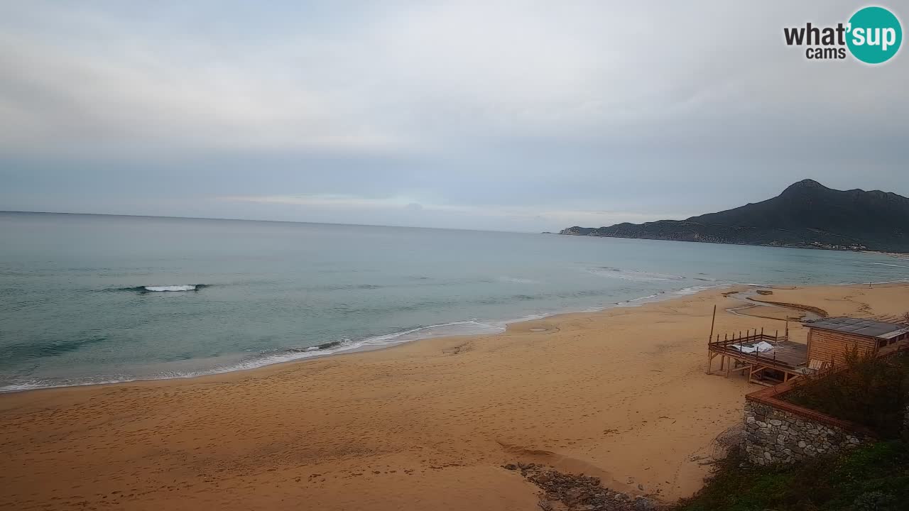 Spiaggia San Nicolò Buggerru webcam | Sardegna