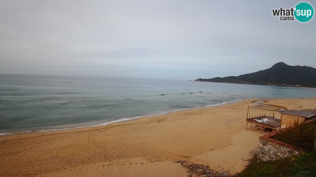 Spiaggia San Nicolò Buggerru webcam | Sardegna