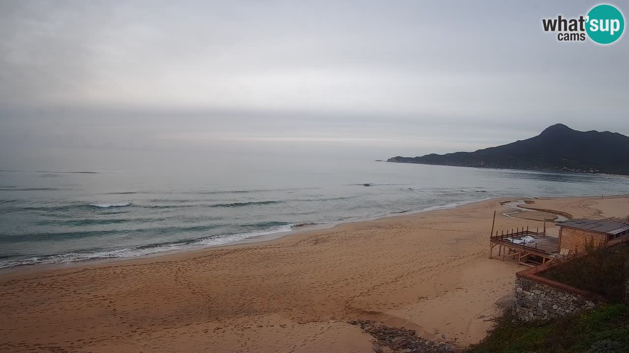 Spiaggia San Nicolò Buggerru webcam | Sardegna