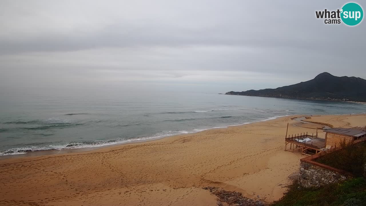 Spiaggia San Nicolò Buggerru webcam | Sardegna