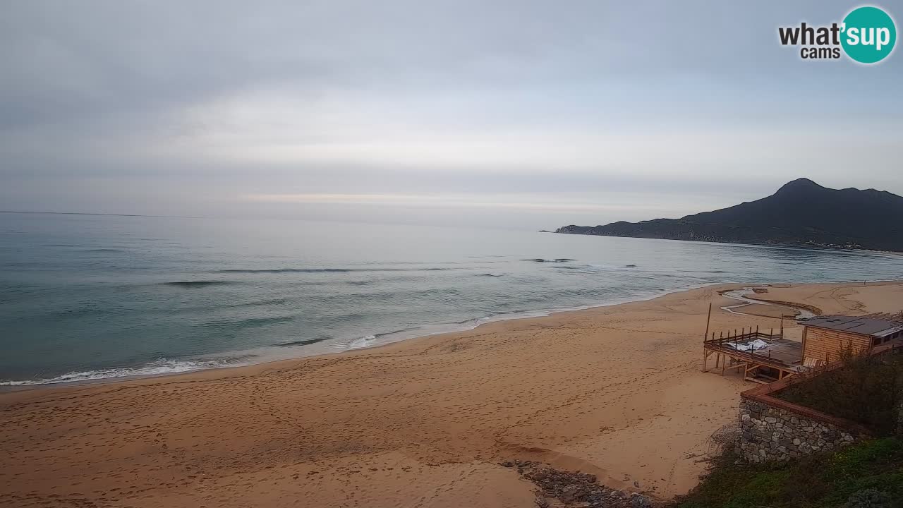 Spiaggia San Nicolò Buggerru webcam | Sardegna