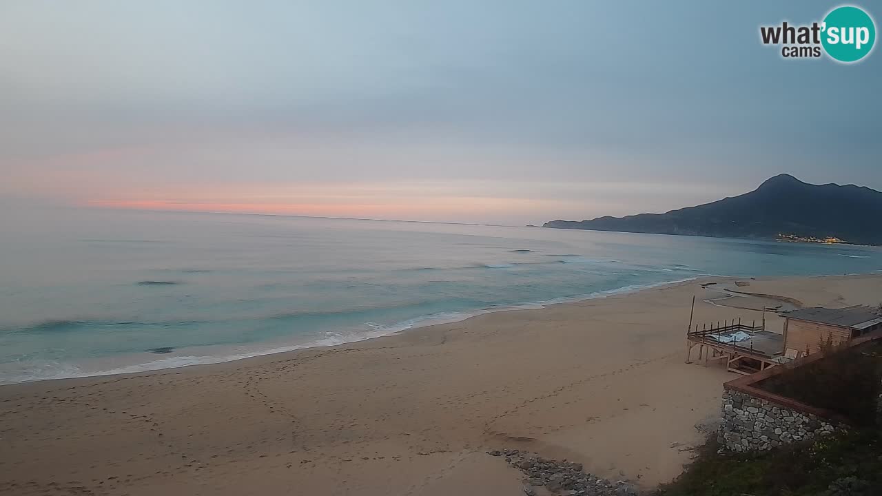 Spiaggia San Nicolò Buggerru webcam | Sardegna