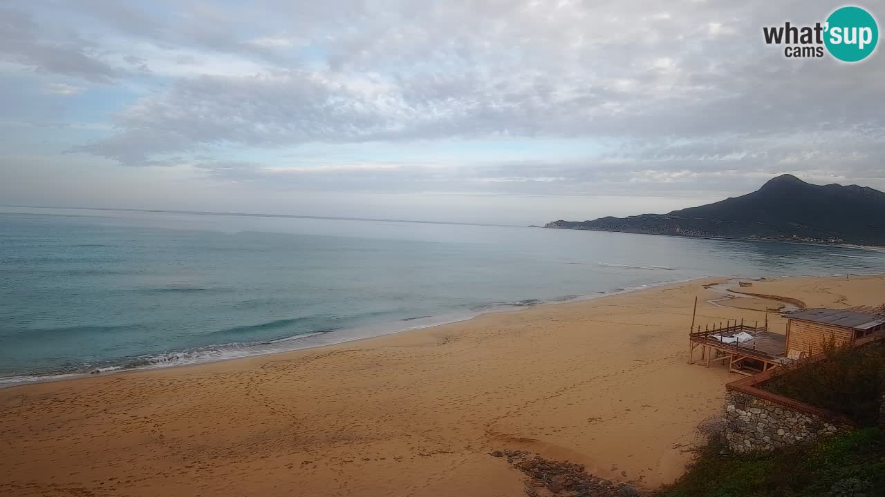 Spiaggia San Nicolò Buggerru webcam | Sardegna