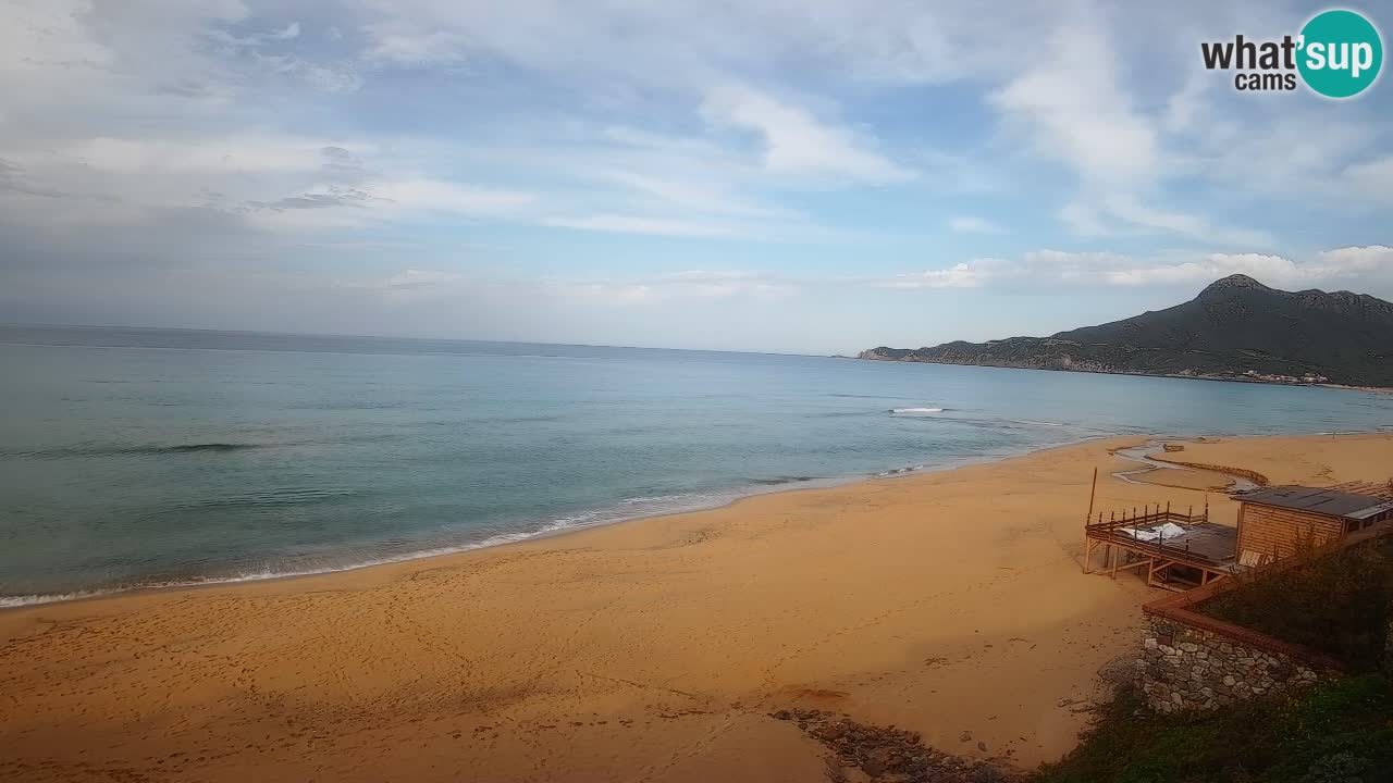 Spiaggia San Nicolò Buggerru webcam | Sardegna