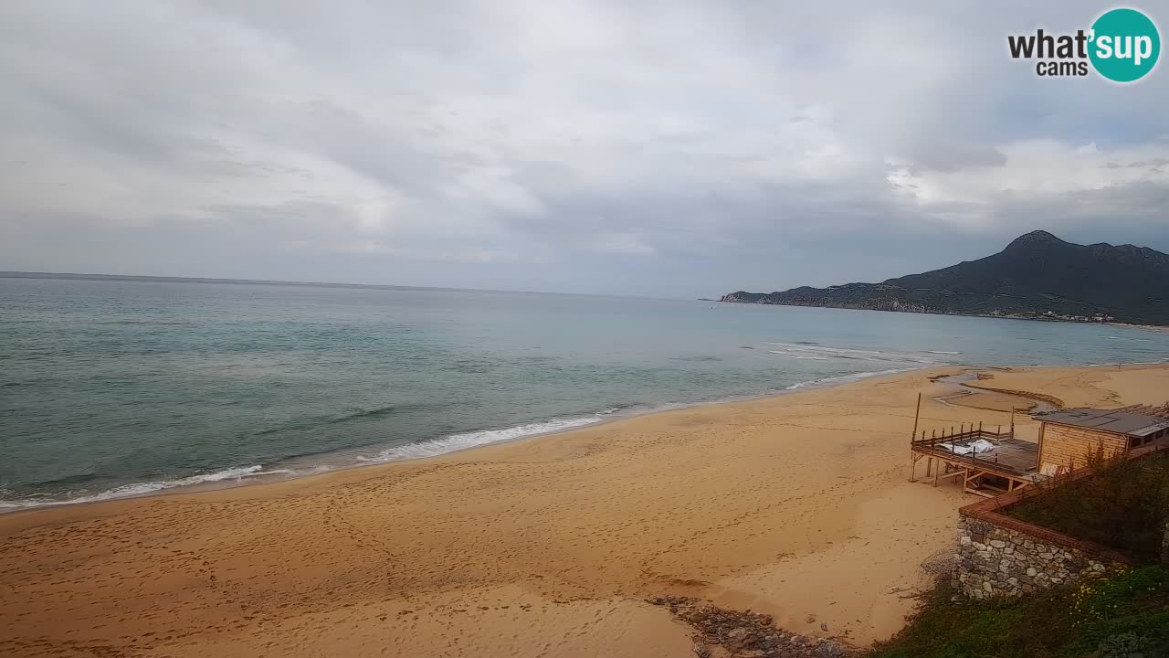 Spiaggia San Nicolò Buggerru webcam | Sardegna