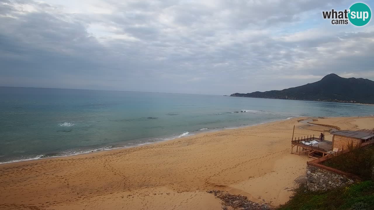 Spiaggia San Nicolò Buggerru webcam | Sardegna