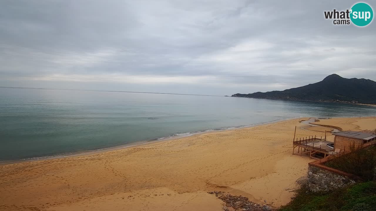 Spiaggia San Nicolò Buggerru webcam | Sardegna