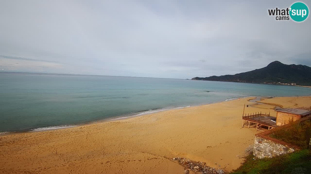 Spiaggia San Nicolò Buggerru webcam | Sardegna