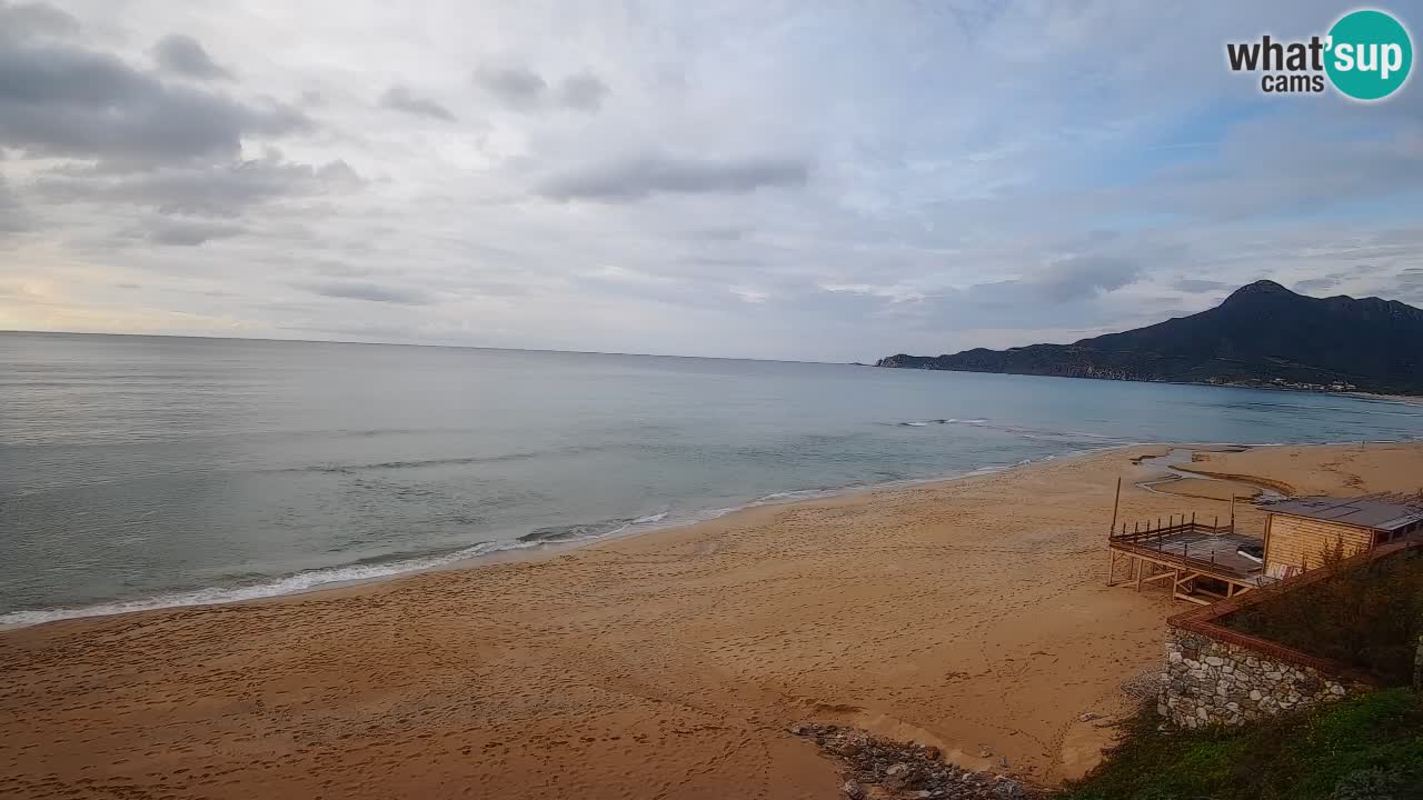 Spiaggia San Nicolò Buggerru webcam | Sardegna