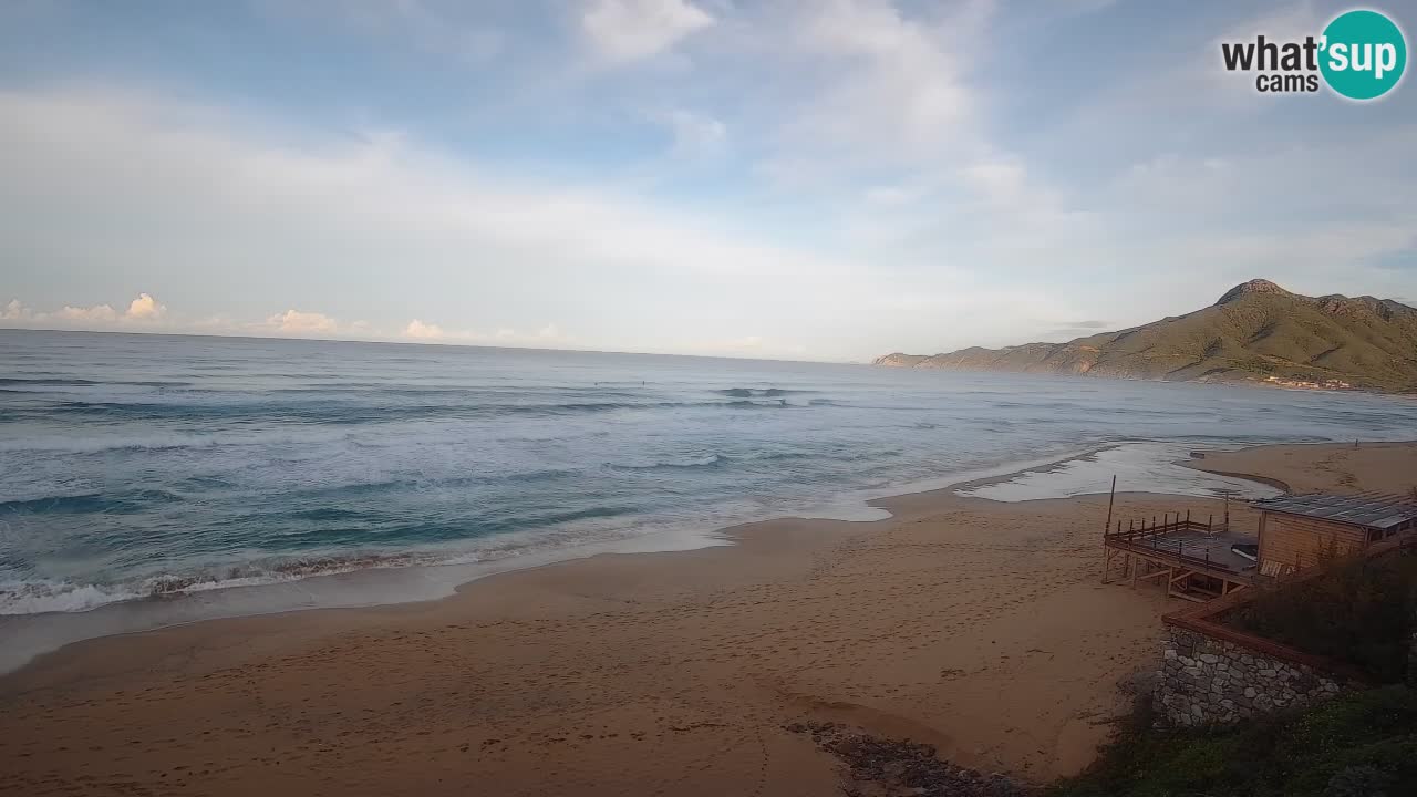 Spiaggia San Nicolò Buggerru webcam | Sardegna