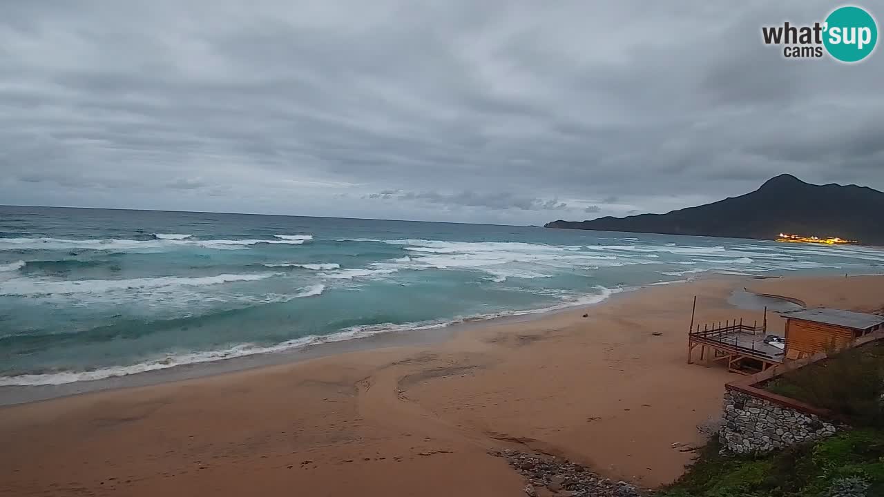Spiaggia San Nicolò Buggerru webcam | Sardegna