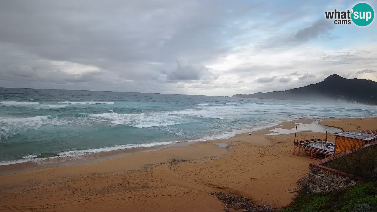 Spiaggia San Nicolò Buggerru webcam | Sardegna