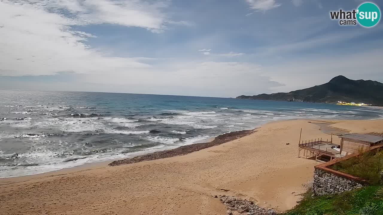 Spiaggia San Nicolò Buggerru webcam | Sardegna