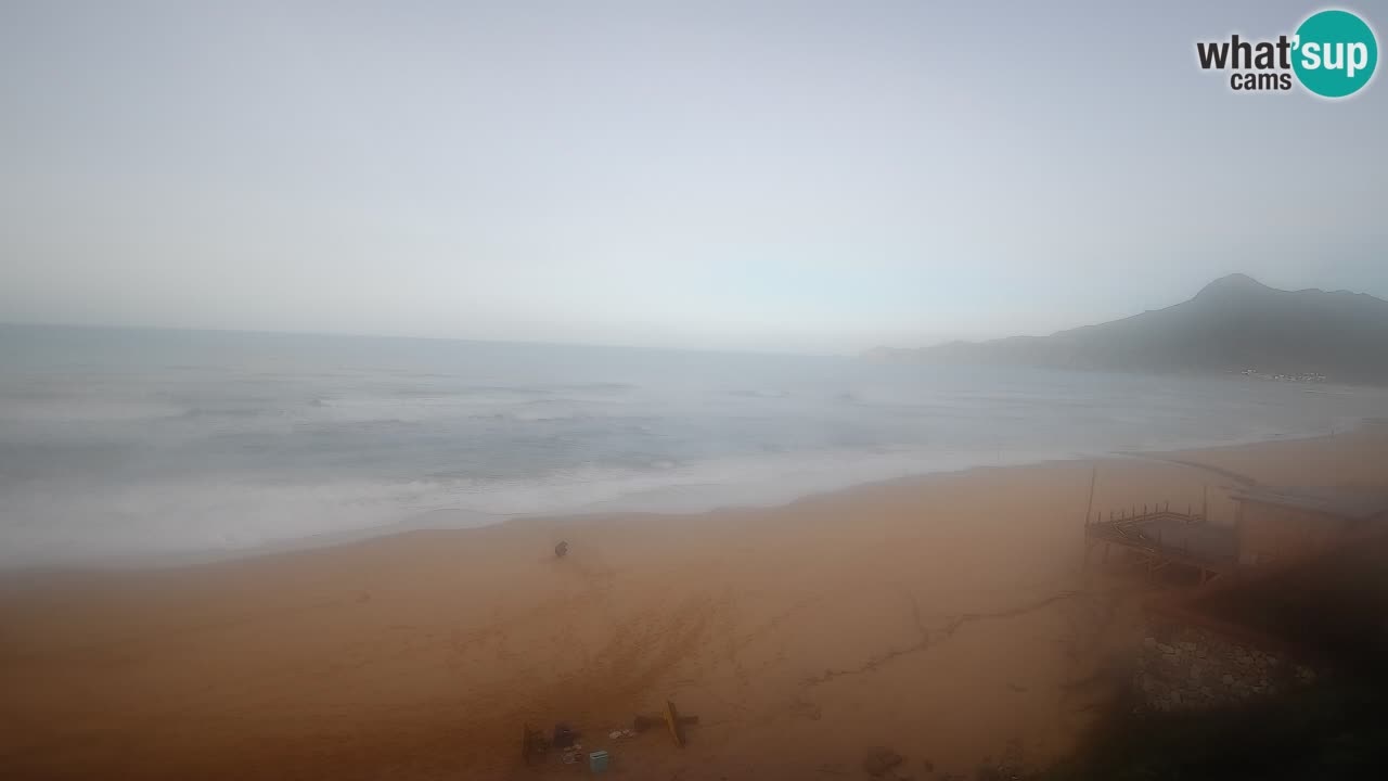 Spiaggia San Nicolò Buggerru webcam | Sardegna