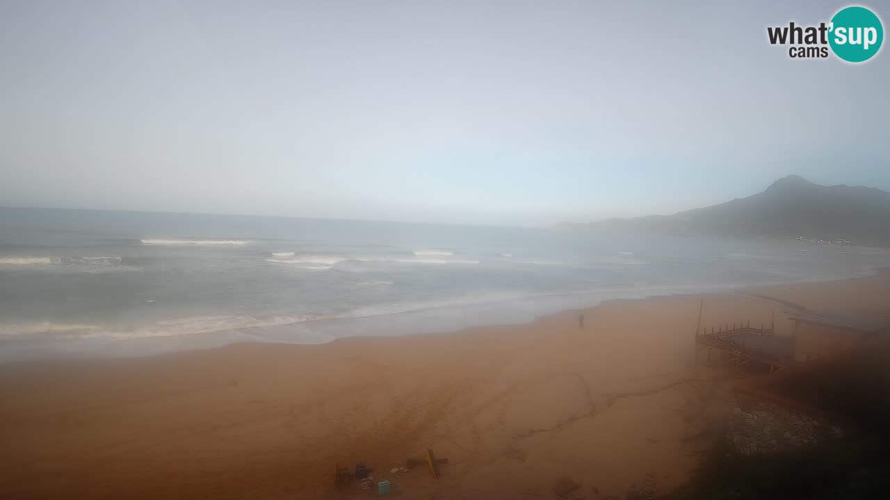 Spiaggia San Nicolò Buggerru webcam | Sardegna
