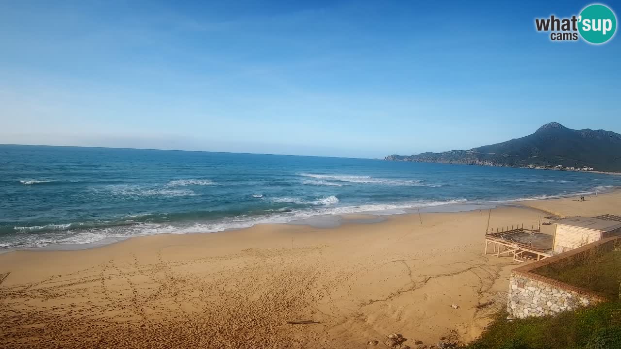Spiaggia San Nicolò Buggerru webcam | Sardegna
