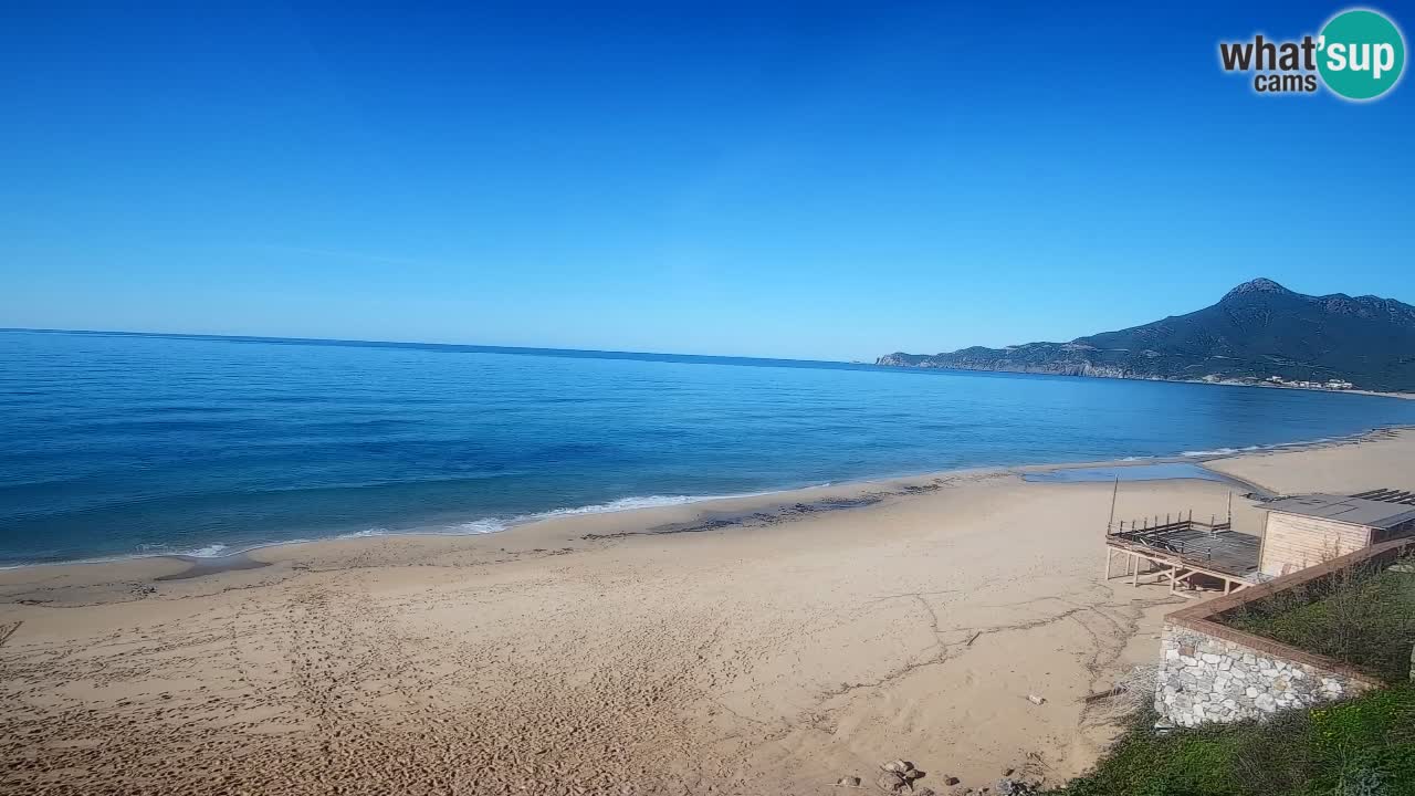 Spiaggia San Nicolò Buggerru webcam | Sardegna