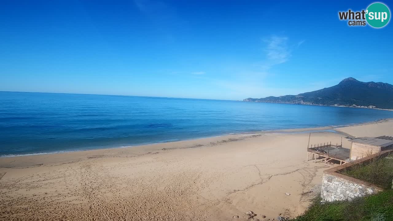 Spiaggia San Nicolò Buggerru webcam | Sardegna