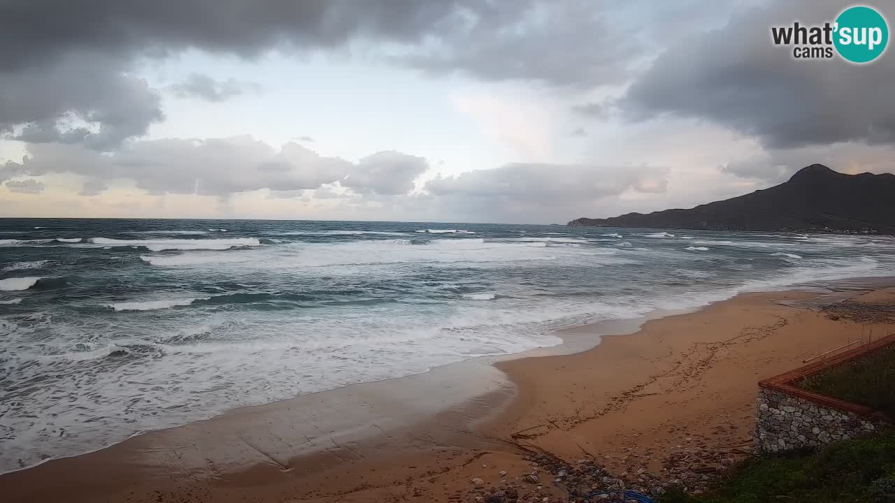 Spiaggia San Nicolò Buggerru webcam | Sardegna