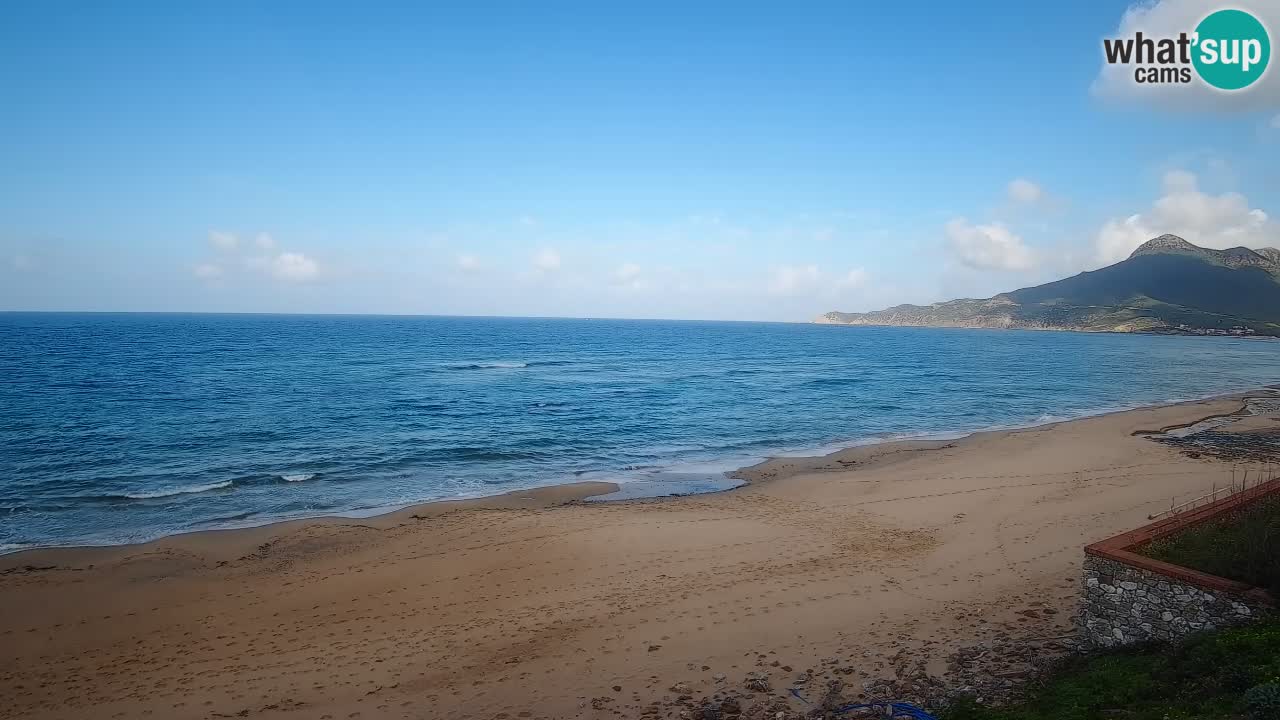 Spiaggia San Nicolò Buggerru webcam | Sardegna