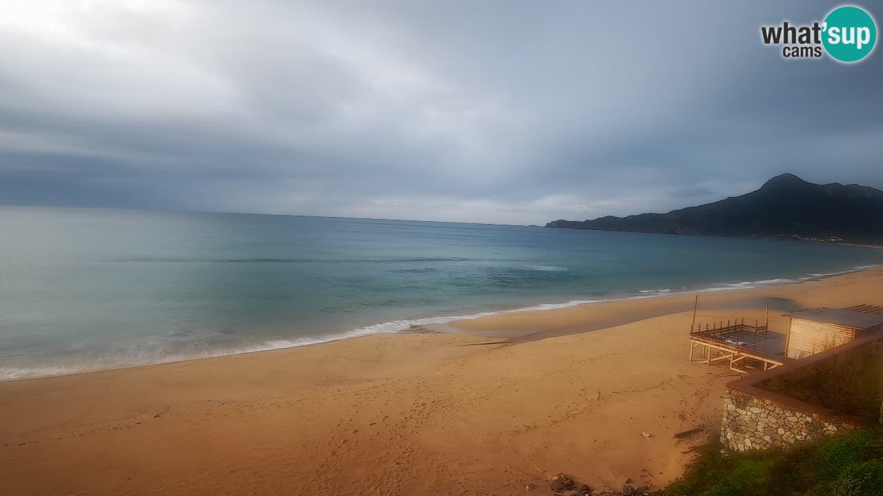 Spiaggia San Nicolò Buggerru webcam | Sardegna