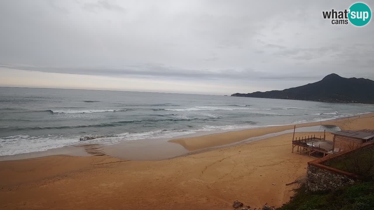 Spiaggia San Nicolò Buggerru webcam | Sardegna