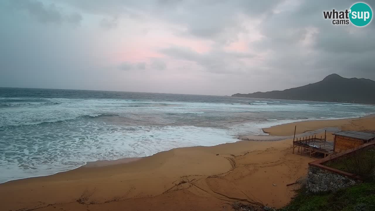 Spiaggia San Nicolò Buggerru webcam | Sardegna
