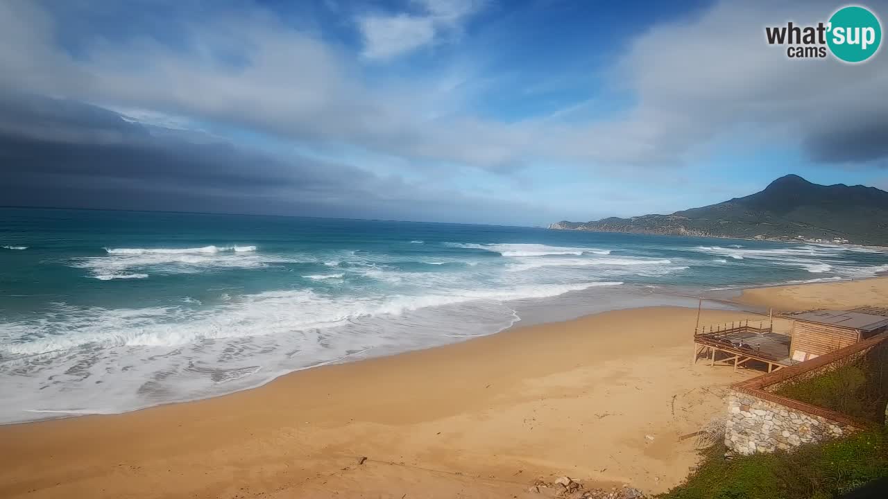 Spiaggia San Nicolò Buggerru webcam | Sardegna