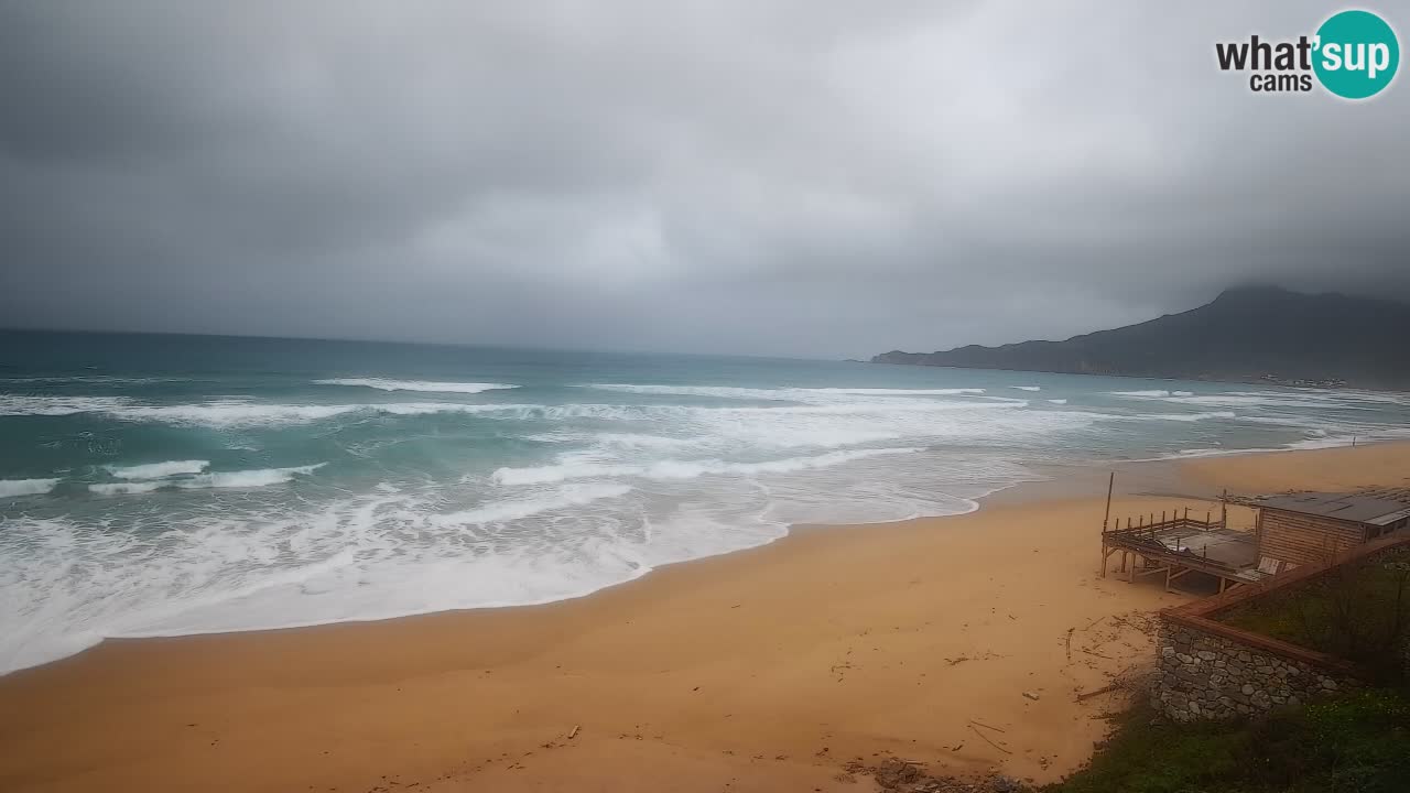 Spiaggia San Nicolò Buggerru webcam | Sardegna