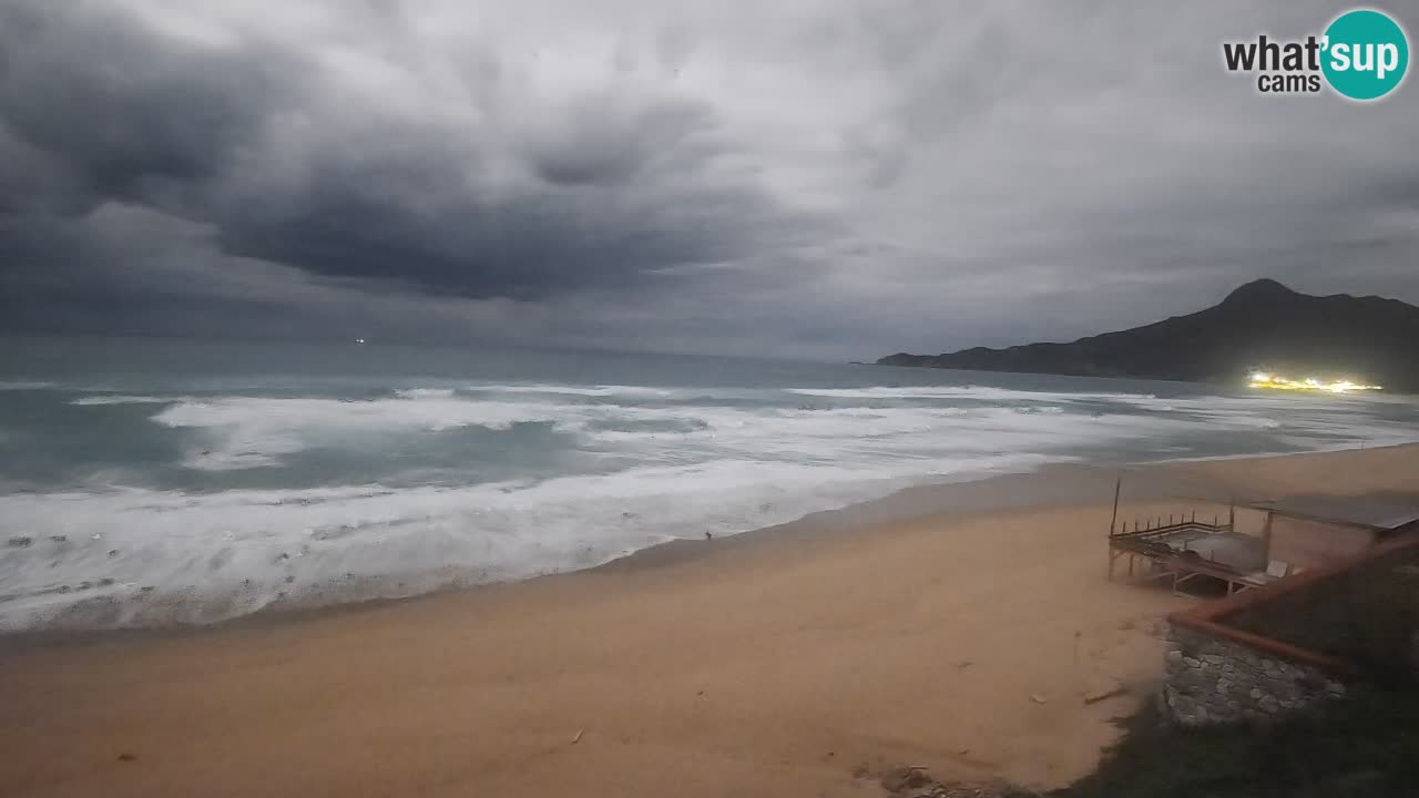 Spiaggia San Nicolò Buggerru webcam | Sardegna