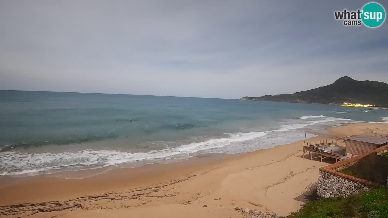 Spiaggia San Nicolò Buggerru webcam | Sardegna