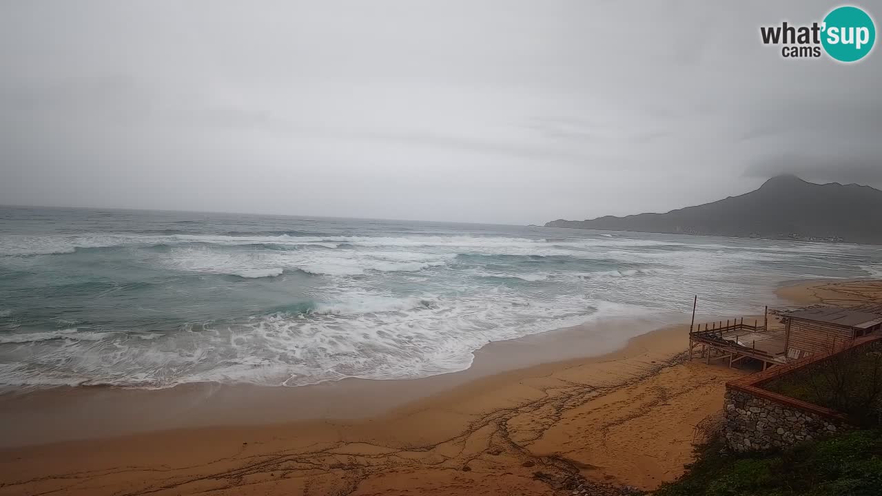Spiaggia San Nicolò Buggerru webcam | Sardegna