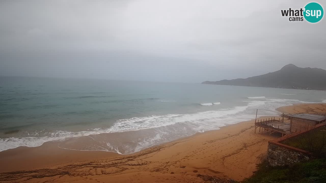Spiaggia San Nicolò Buggerru webcam | Sardegna
