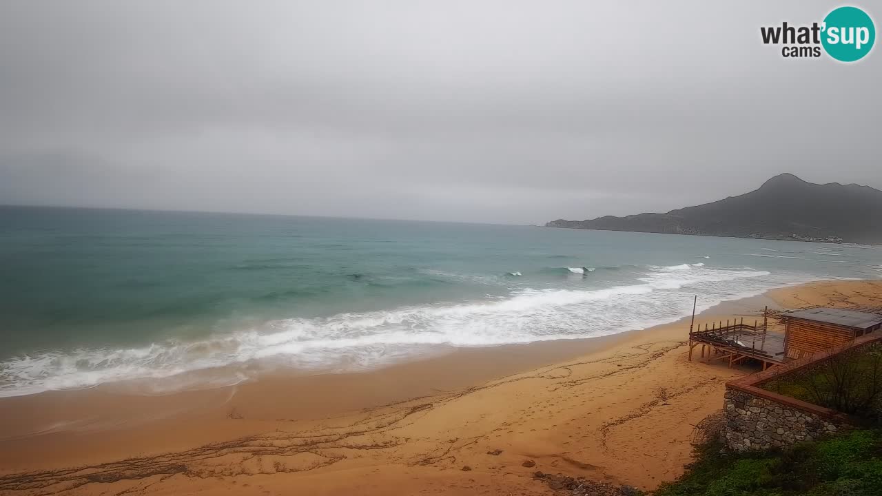 Spiaggia San Nicolò Buggerru webcam | Sardegna