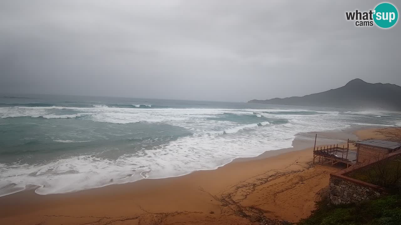 Spiaggia San Nicolò Buggerru webcam | Sardegna