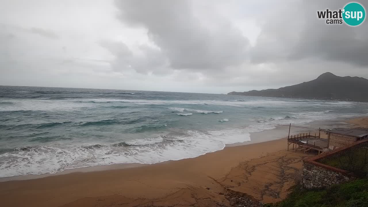 Spiaggia San Nicolò Buggerru webcam | Sardegna
